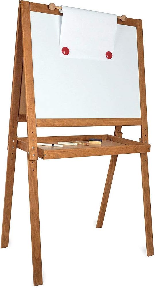 Vilac – Große Standtafel | Modell 6709 | Beidseitige Schultafel zum Schreiben & Malen |