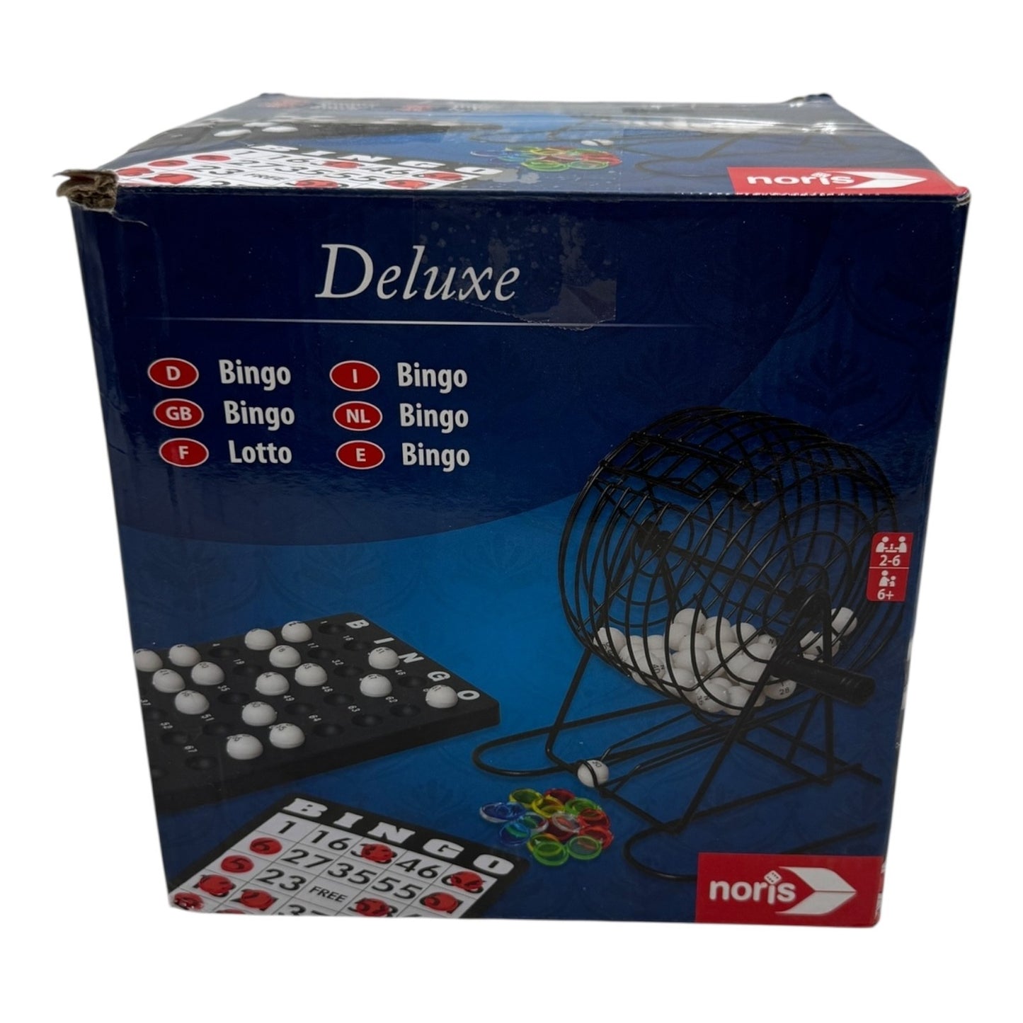 Noris 606108011 - Deluxe Bingo, Für 2 bis 6 Spieler - Der Spieleklassiker