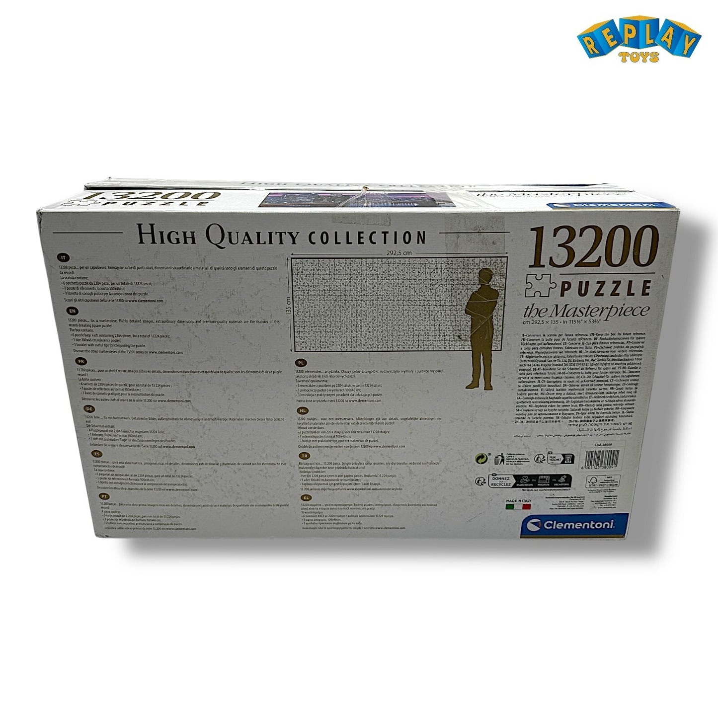 Clementoni 38009 New York 13200 Teile Puzzle High Quality Collection - Spielzeug & Spielwaren | ReplayToys Deutschland