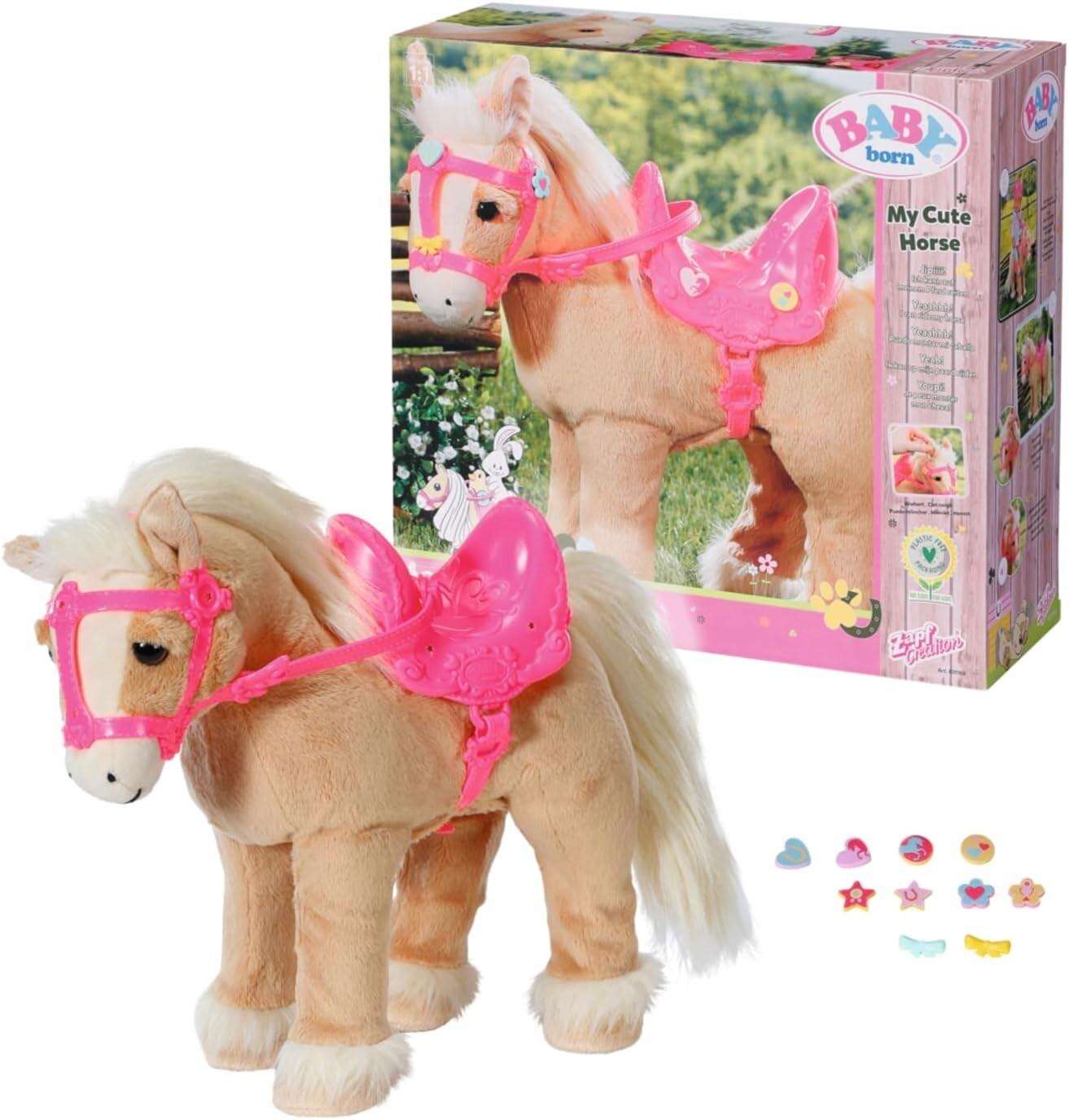 Zapf 831168 Baby Born My Cute Horse Puppenpferd - defekt für Bastler