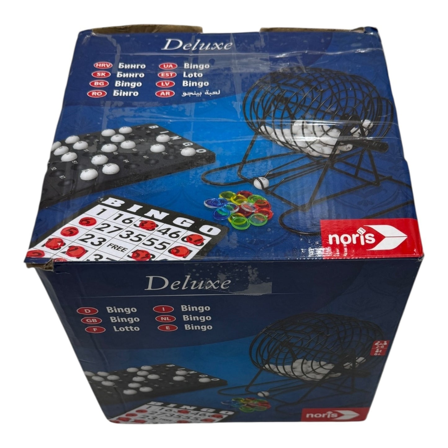Noris 606108011 - Deluxe Bingo, Für 2 bis 6 Spieler - Der Spieleklassiker