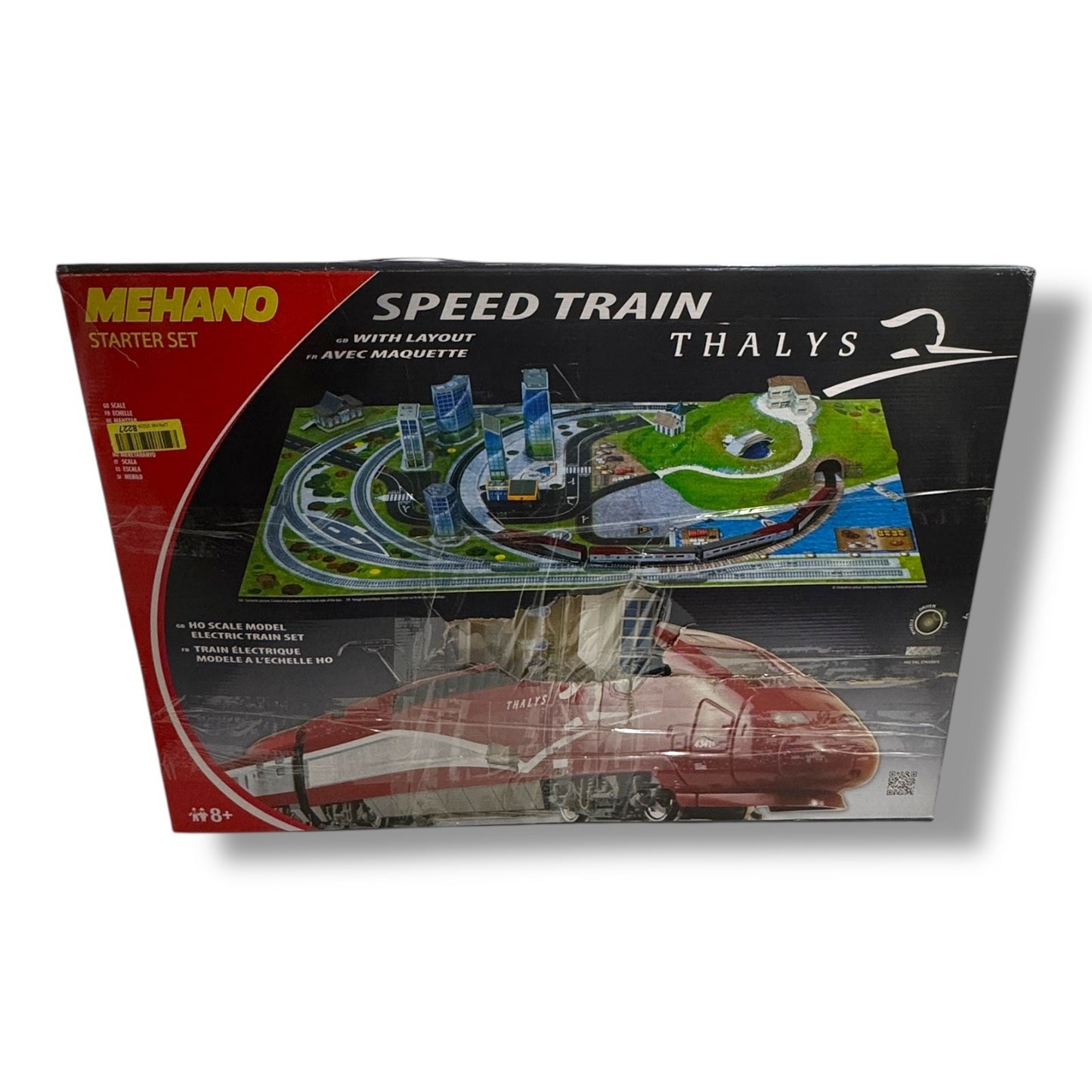 MEHANO 5850619 – TGV THALYS mit Gleis - Layout | Modellzug - Set | Spur H0 | Wie neu