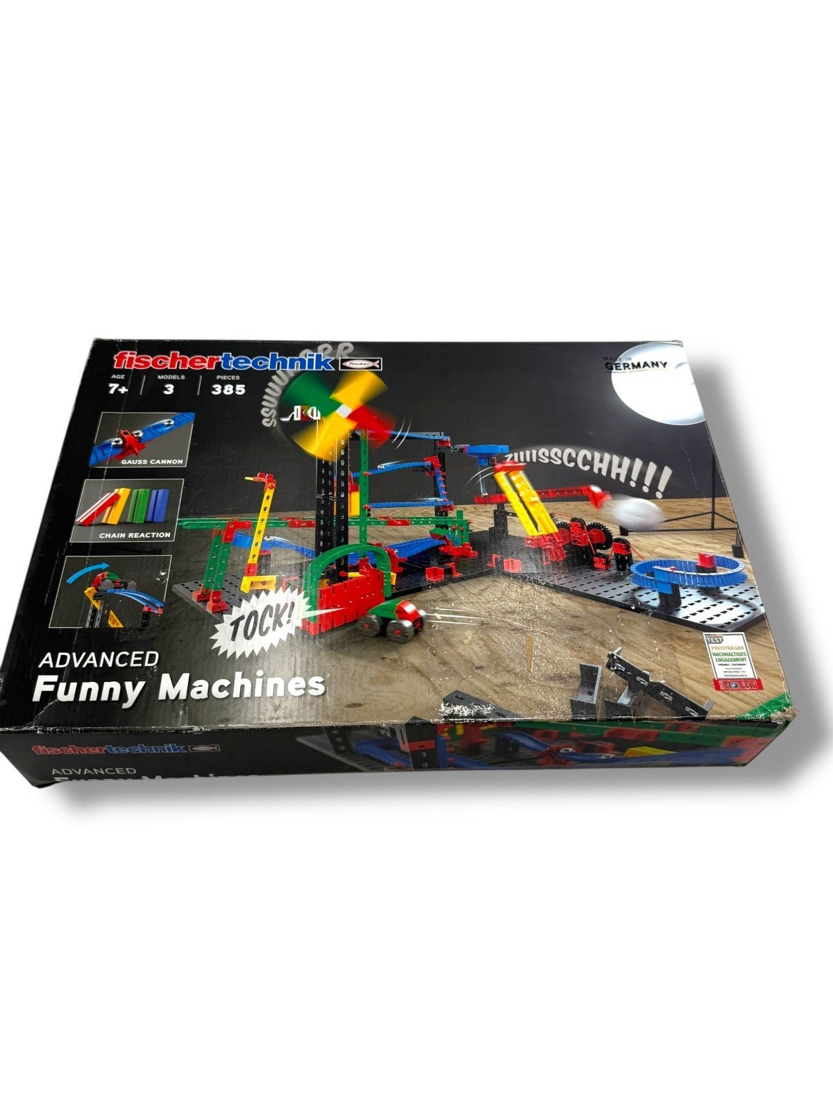 fischertechnik 551588 ADVANCED Funny Machines - Kettenreaktion Bausatz ab 7