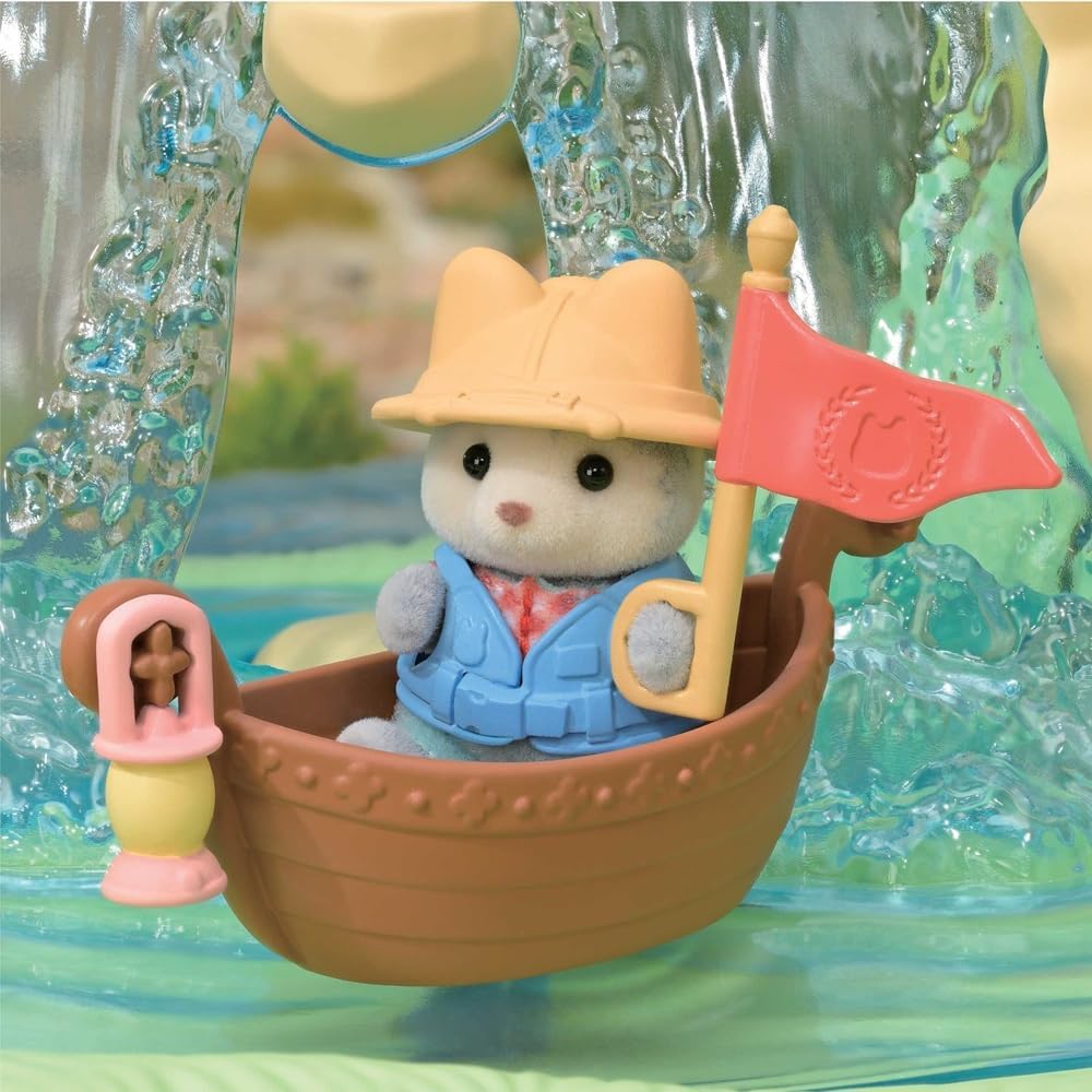 Sylvanian Families - 5762 Abenteuerspielplatz Wasserfall, Tierfigur, Spielzeug für Kinder ab 3 Jahren