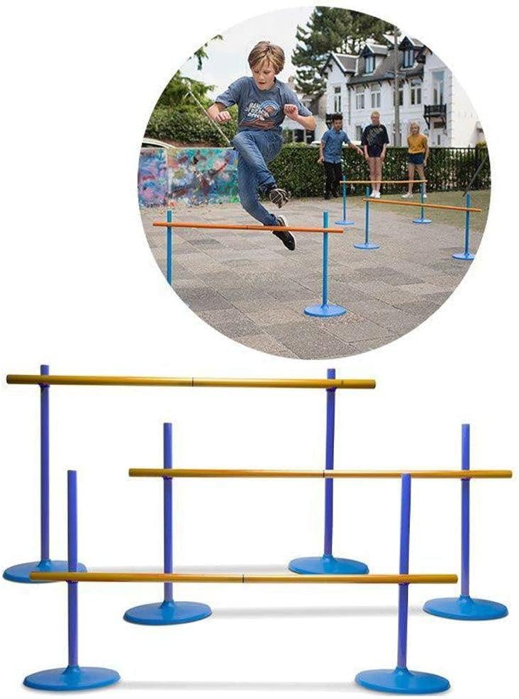 BS Toys Hindernisparcours Kinder – Verstellbare Hürden für Springen & Parkour