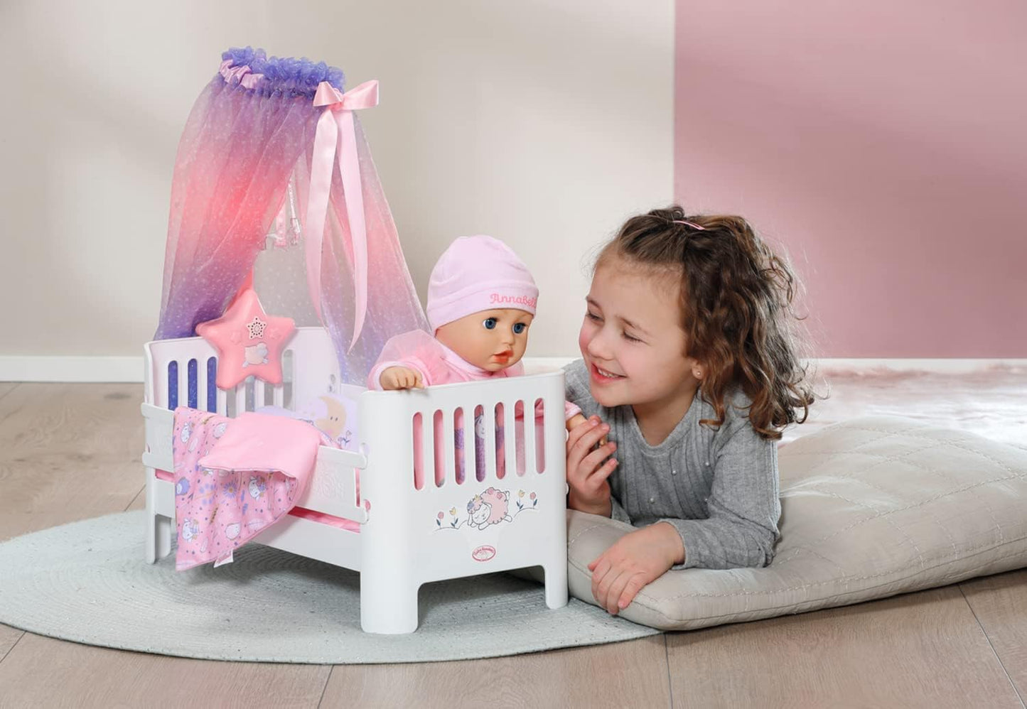 Baby Annabell – Sweet Dreams Puppenbett mit Himmel