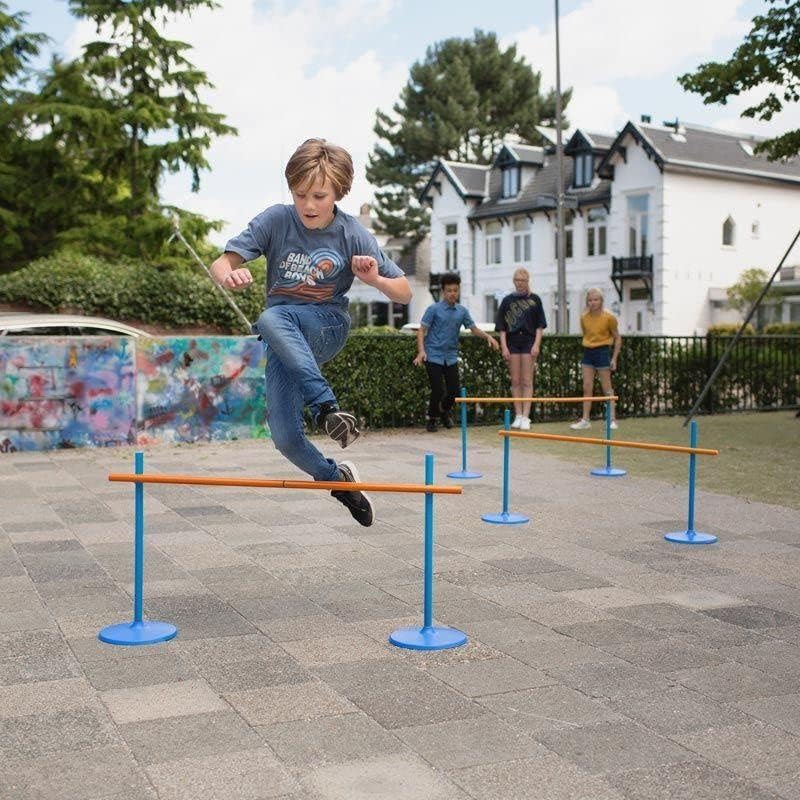 BS Toys Hindernisparcours Kinder – Verstellbare Hürden für Springen & Parkour