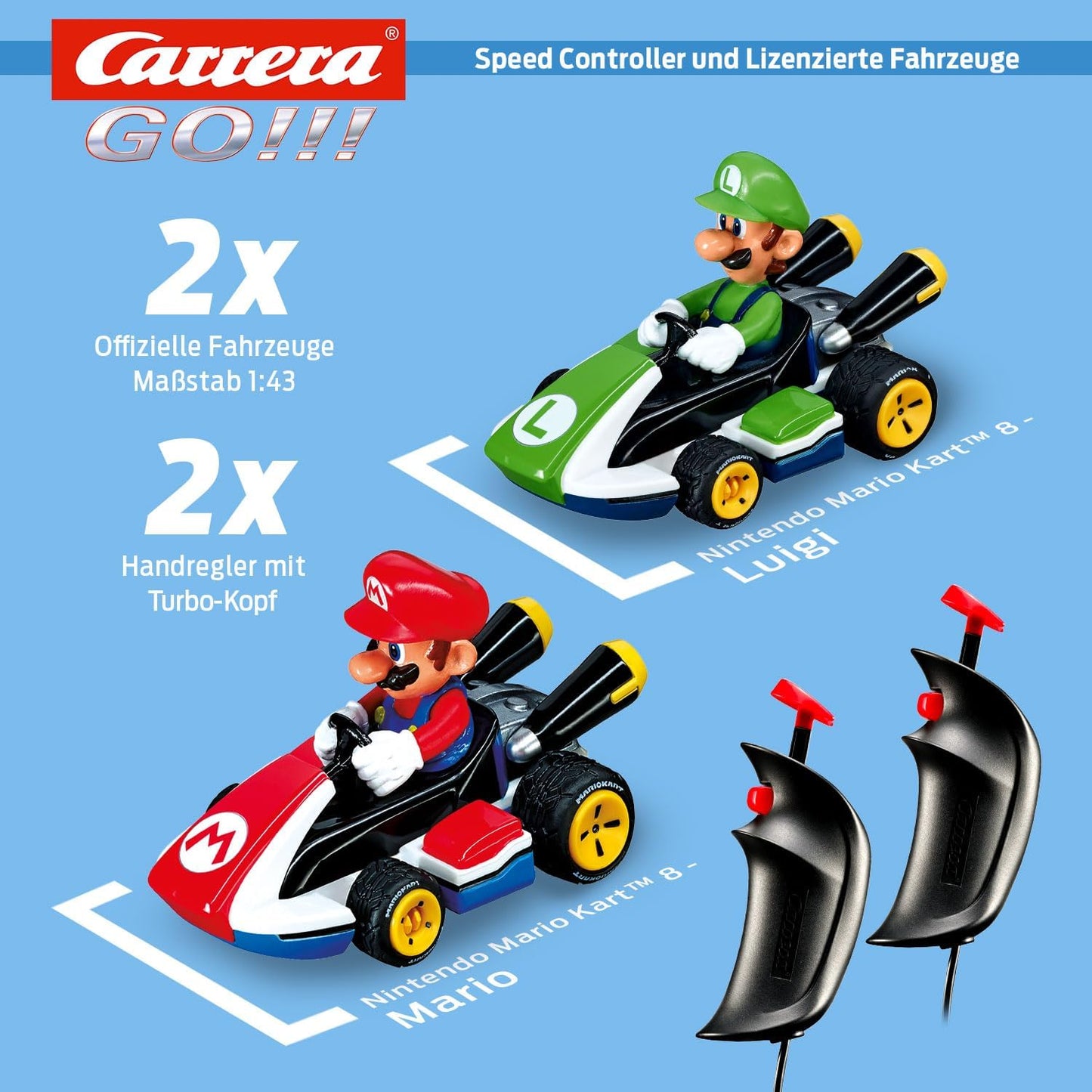 Carrera 20062491 GO!!! Nintendo Mario Kart 8 Rennstrecken - Set