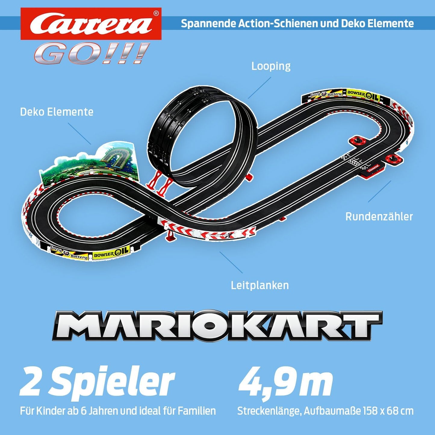 Carrera GO!!! Mario Kart™ 8 Set/Grundpackung 62491