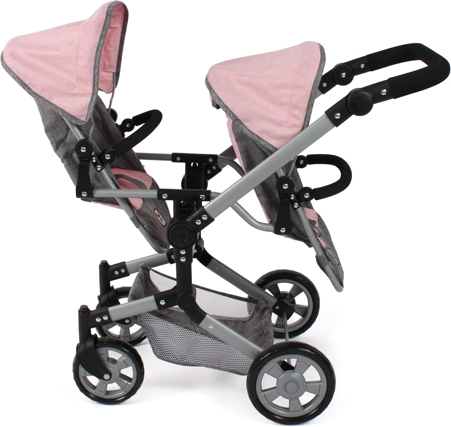Bayer Chic 2000 – Puppenwagen Linus Duo, Zwillingspuppenwagen – Wie neu