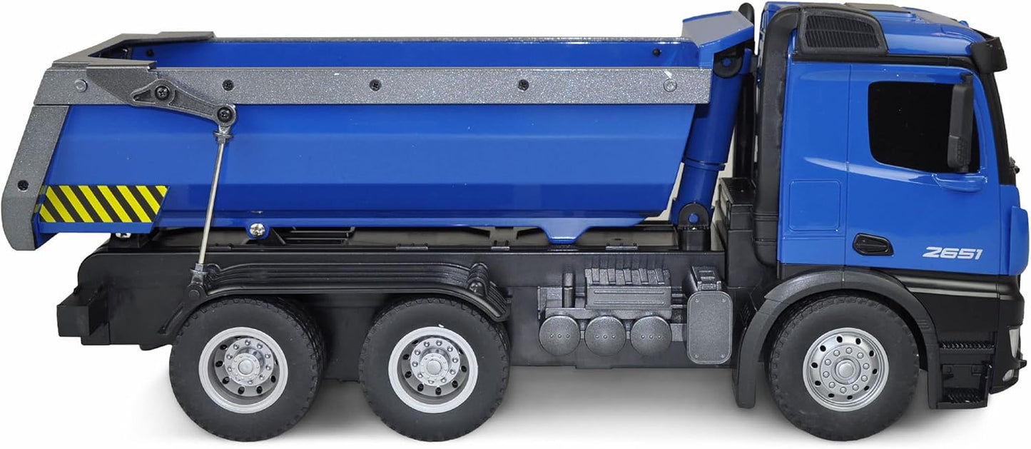Amewi Arocs Lizenz LKW Kipper 2,4GHz RTR – Blau (22537)
