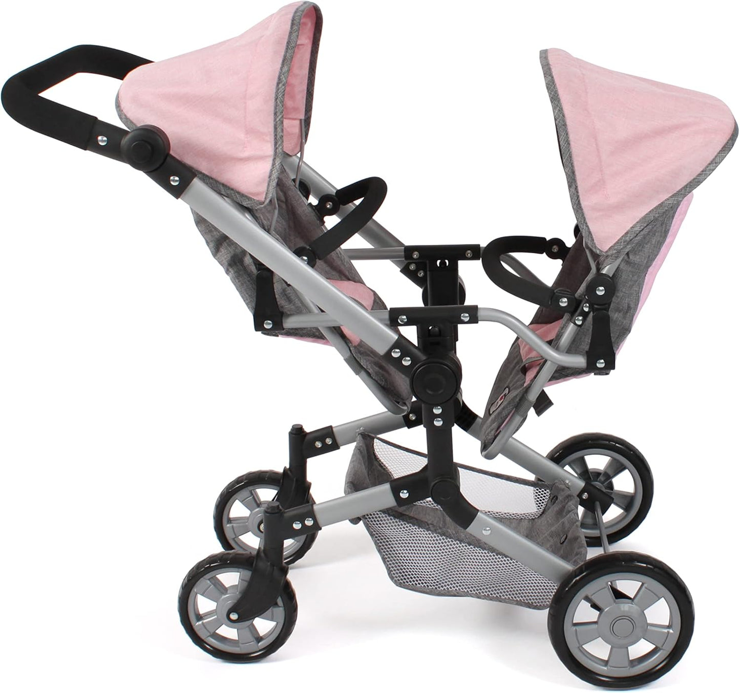 Bayer Chic 2000 – Puppenwagen Linus Duo, Zwillingspuppenwagen – Wie neu