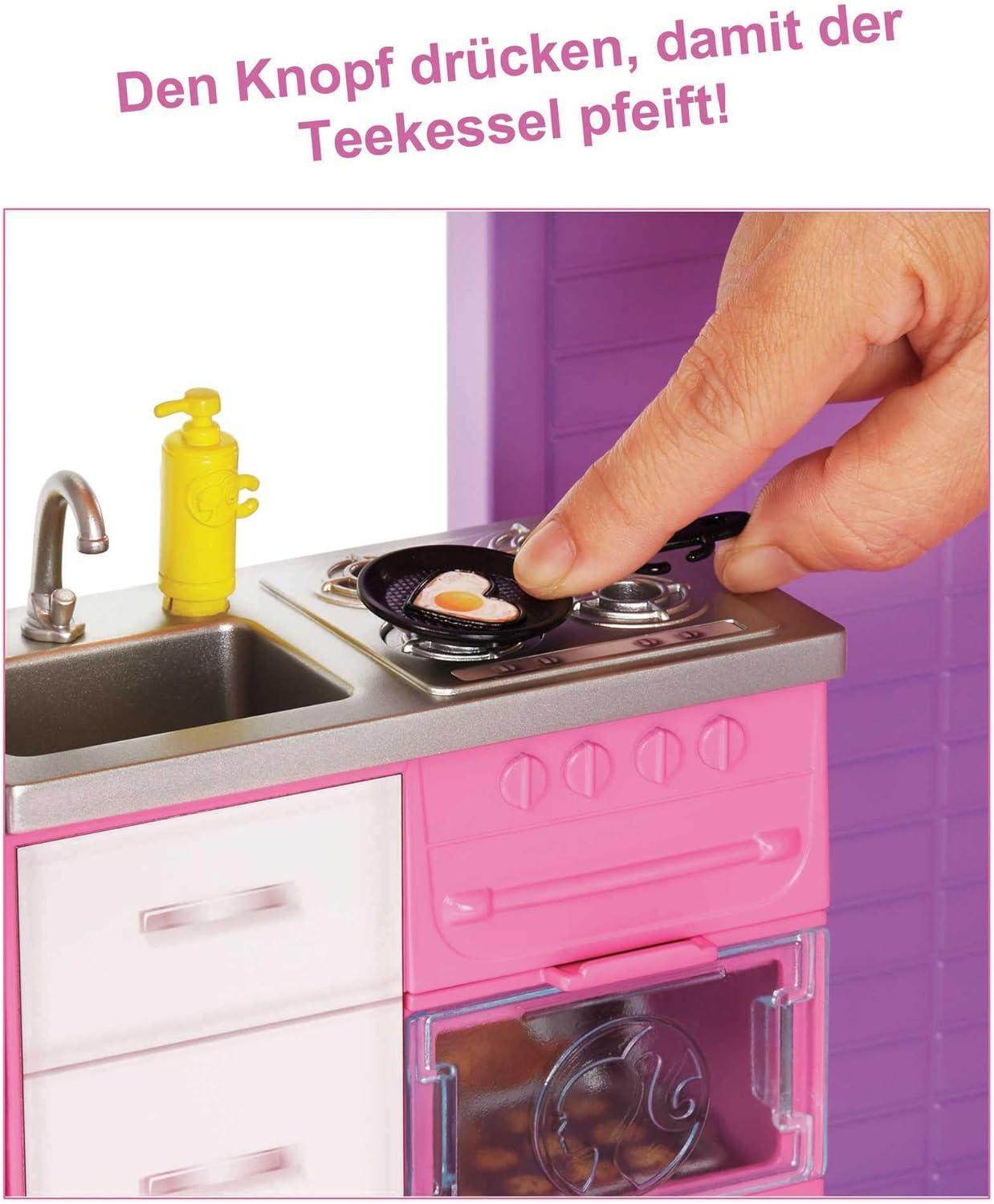 Barbie Traumvilla – 3-stöckiges Puppenhaus mit 8 Zimmern & Zubehör (GNH53) - Spielzeug & Spielwaren | ReplayToys Deutschland