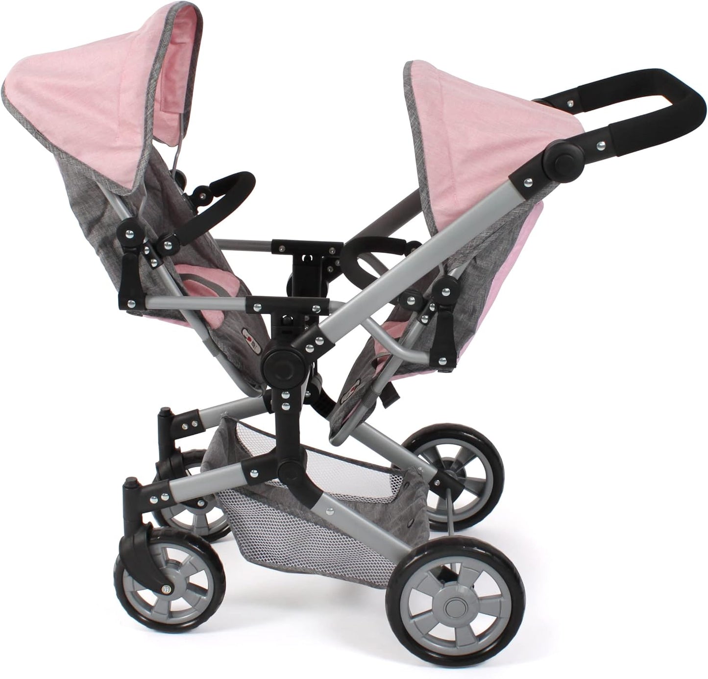 Bayer Chic 2000 – Puppenwagen Linus Duo, Zwillingspuppenwagen – Wie neu