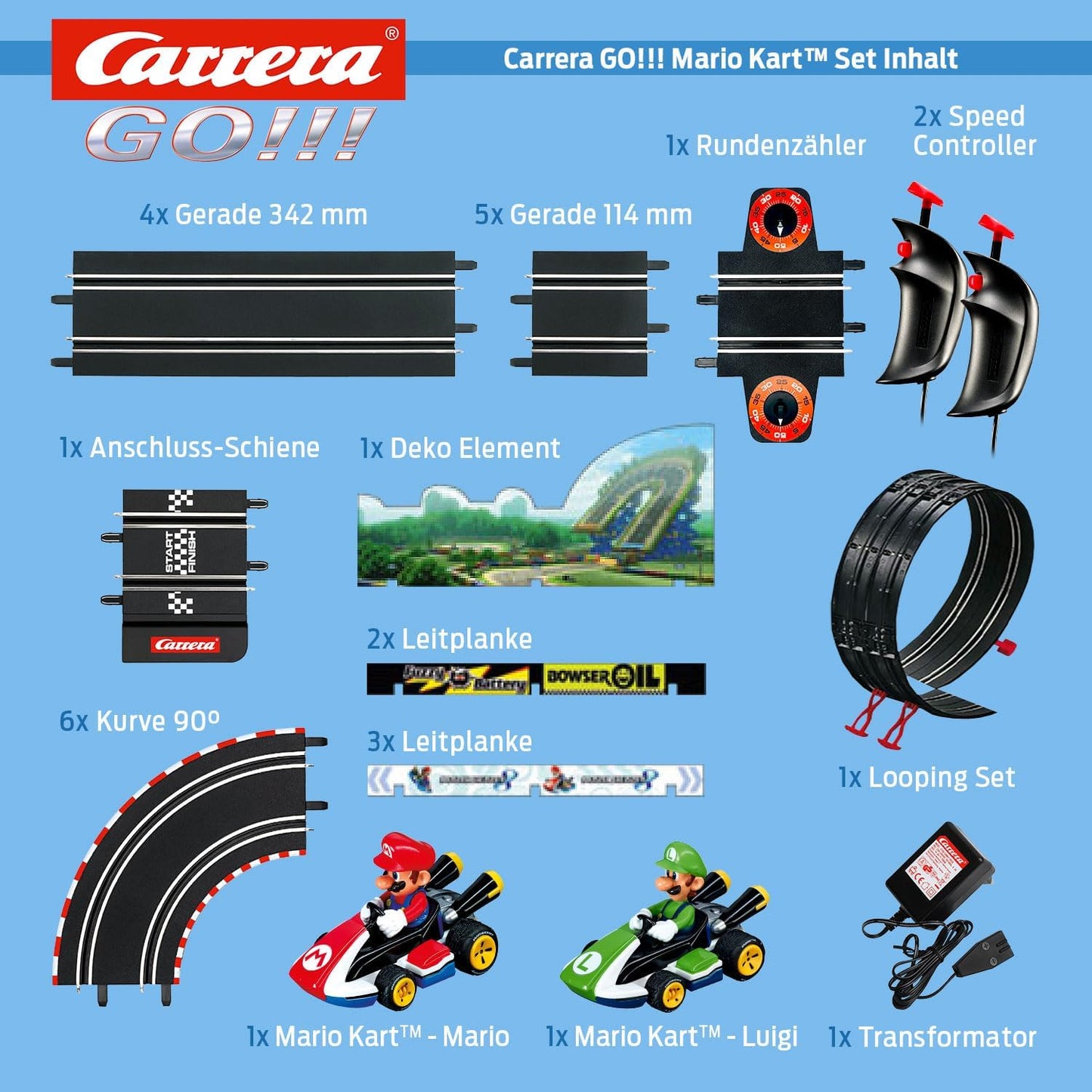 Carrera GO!!! Mario Kart™ 8 Set/Grundpackung 62491