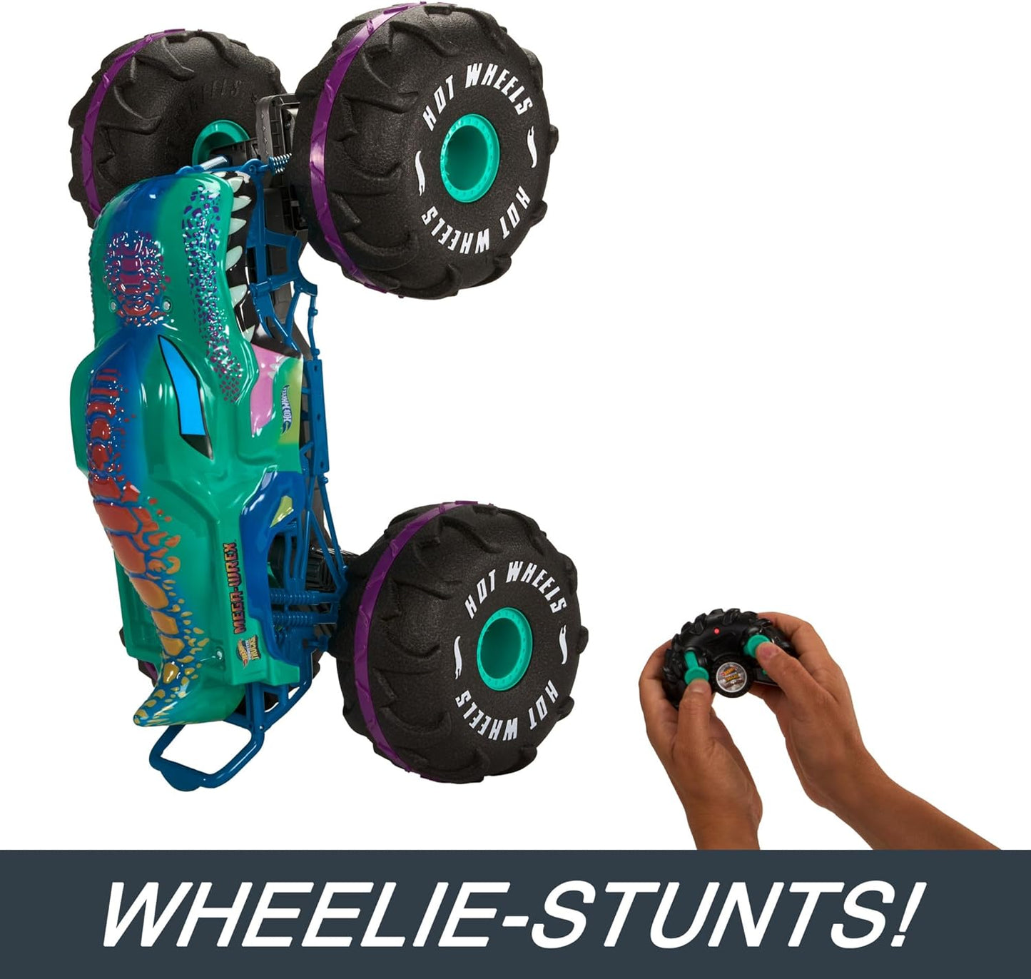 Hot Wheels Monster Trucks Ferngesteuertes Auto, Mega - Wrex im Maßstab 1:6