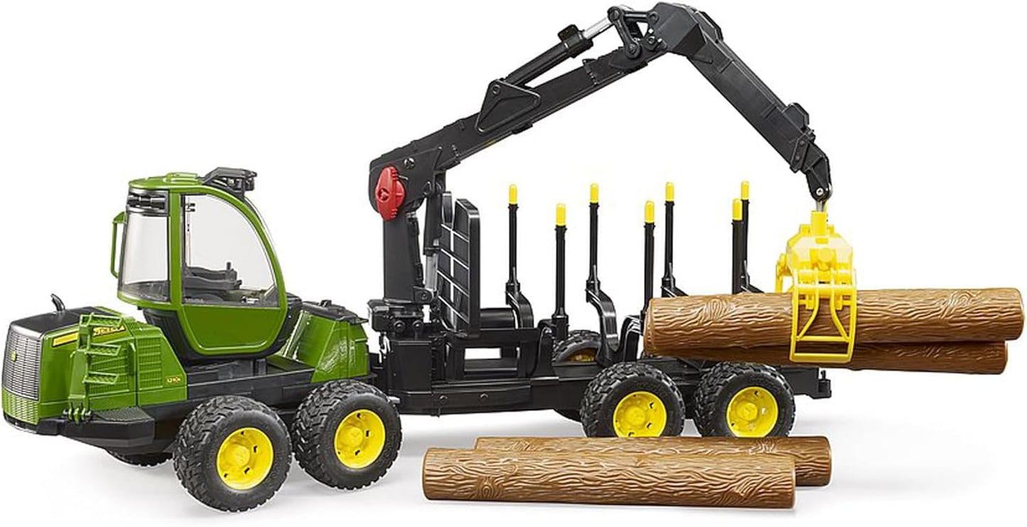 Bruder 2133 – John Deere Traktor mit Anhänger