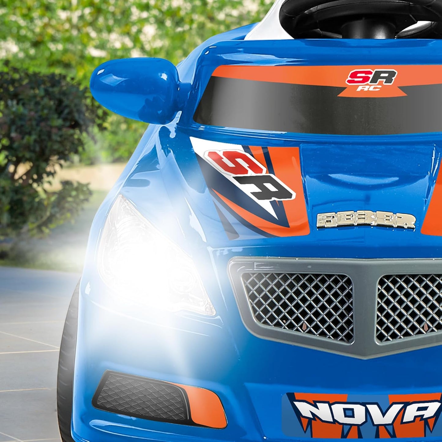 FEBER - Twinkle Car R/C Blue, Elektroauto mit Funksteuerung, 12V Batterie