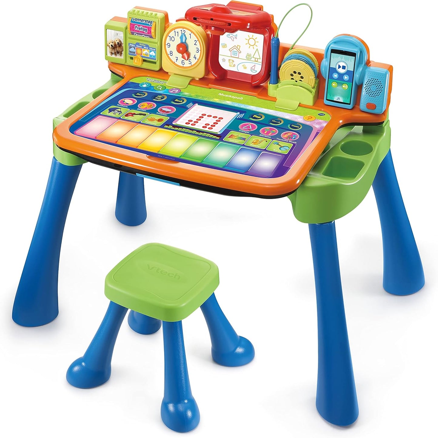 VTech 5 - in - 1 Magischer Schreibtisch – Interaktiver Lern - und Spieltisch