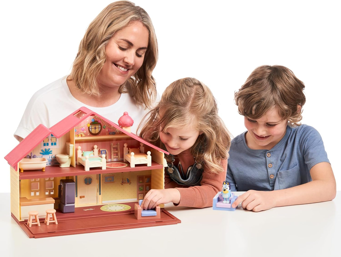 Bluey Spielset – Blueys Familienheim inkl. 6 cm Figur