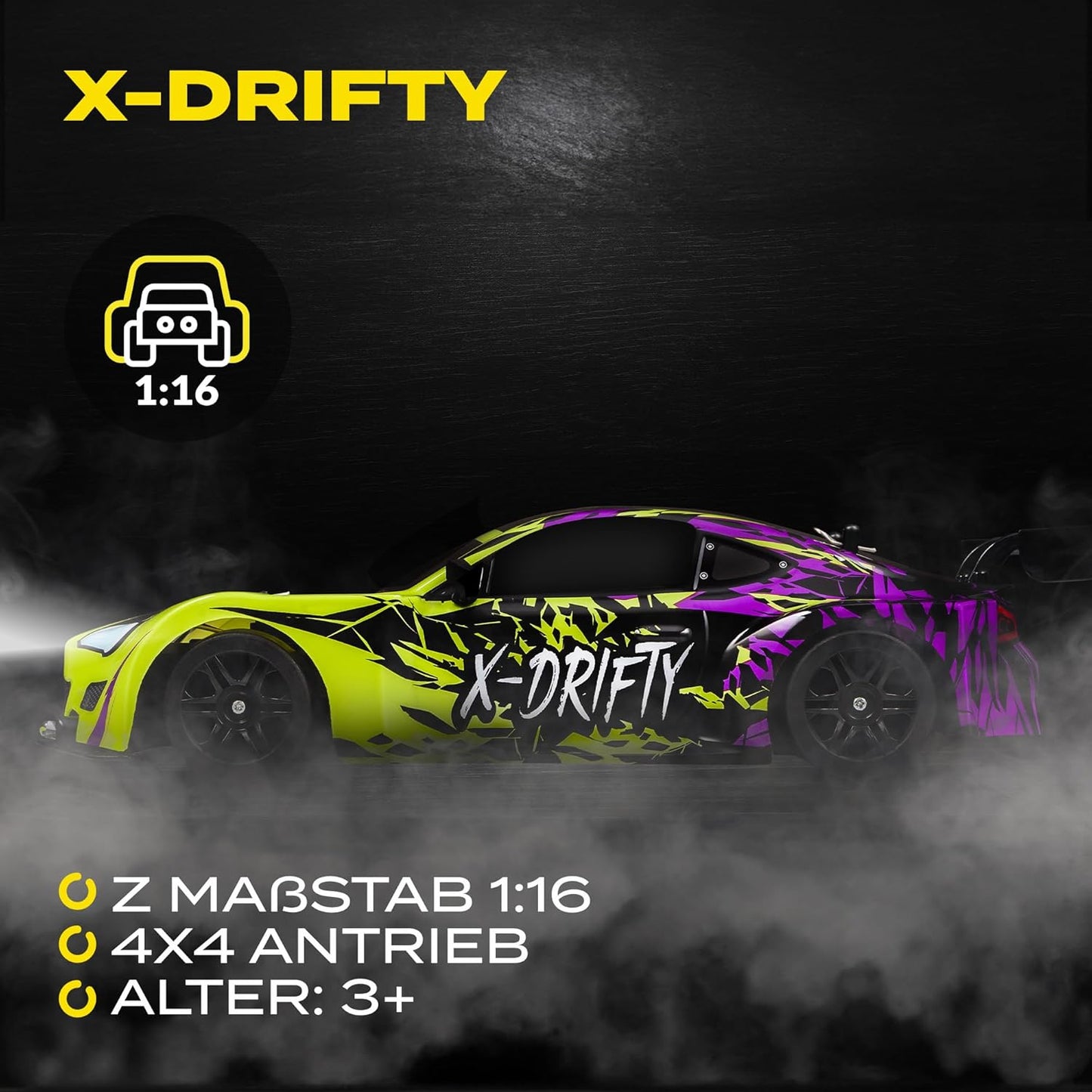 Overmax X - Drifty – Ferngesteuertes Drift Car 1:16