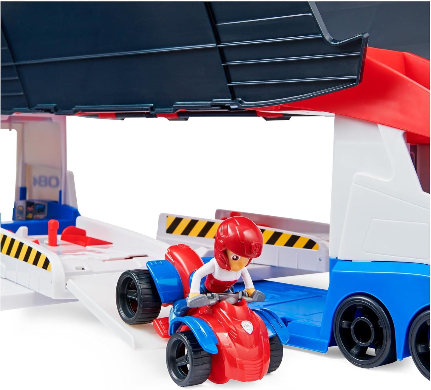 Paw Patrol, 10. Jubiläum, Teamfahrzeug Paw Patroller im aktualisierten Design, inkl. Ryder Figur