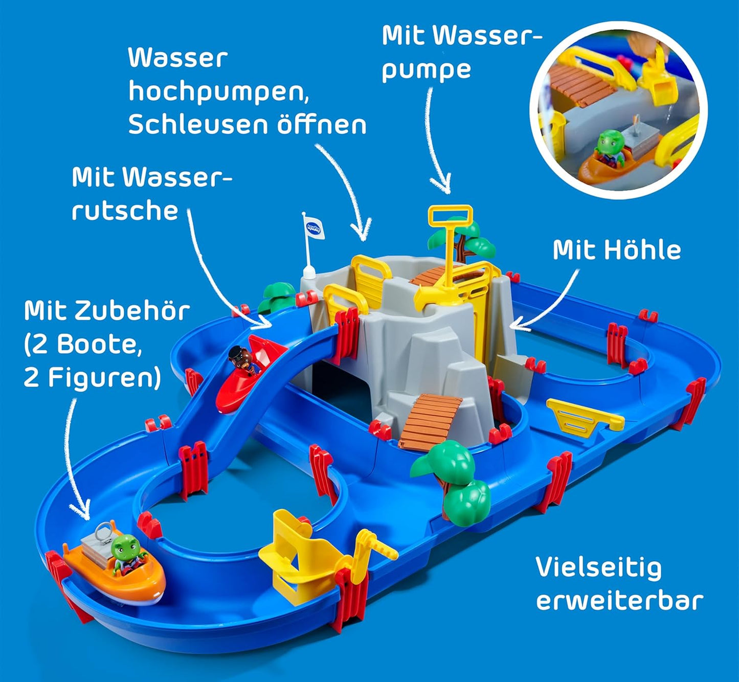 AquaPlay - Wasserbahn MountainLake (42-teilig) - Spielzeug & Spielwaren | ReplayToys Deutschland