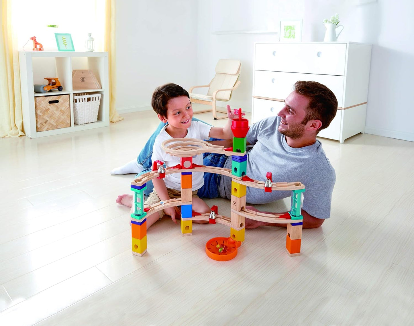 Hape Quadrilla BAU - Set Aus der Burg entkommen aus Holz