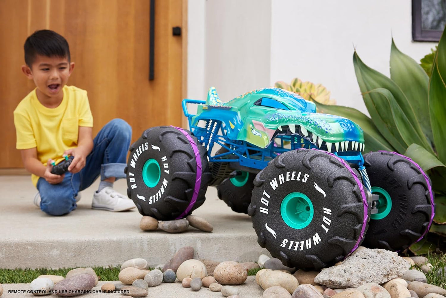 Hot Wheels Monster Trucks Ferngesteuertes Auto, Mega-Wrex im Maßstab 1:6 - Spielzeug & Spielwaren | ReplayToys Deutschland