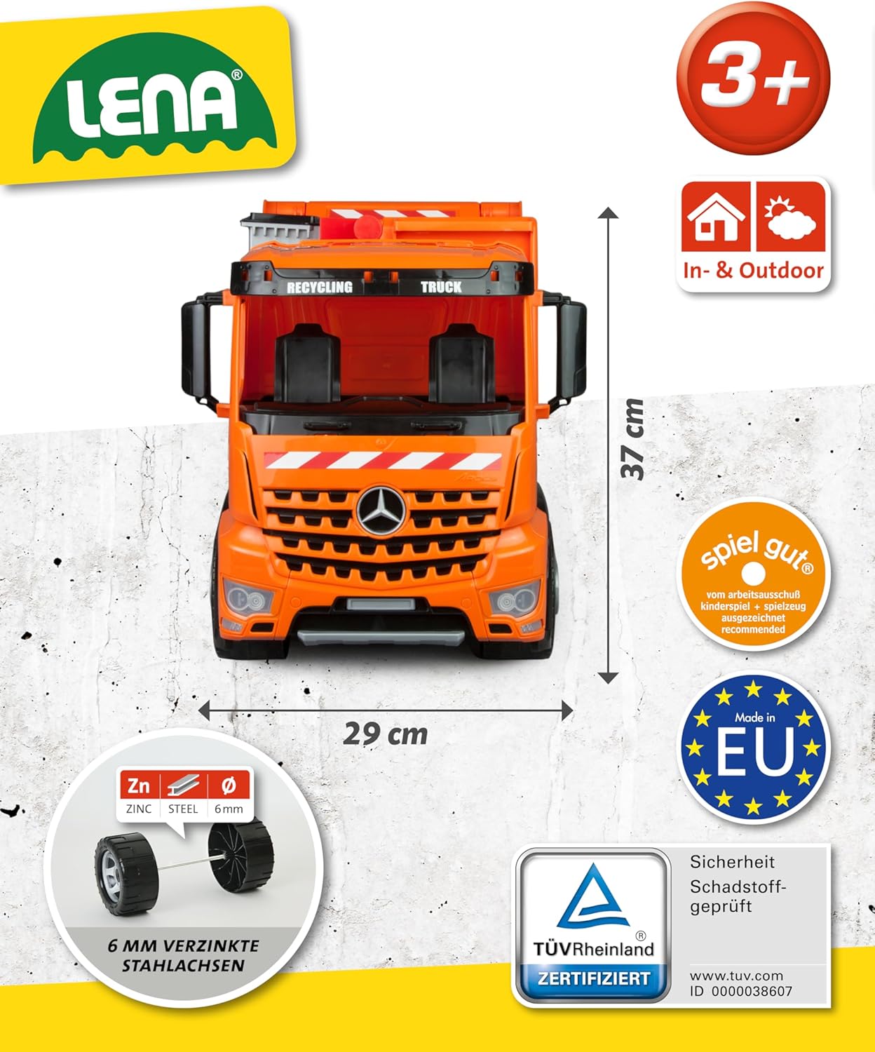 Lena 02168 – Starke Riesen Müllwagen Mercedes Benz Arocs 74 CM