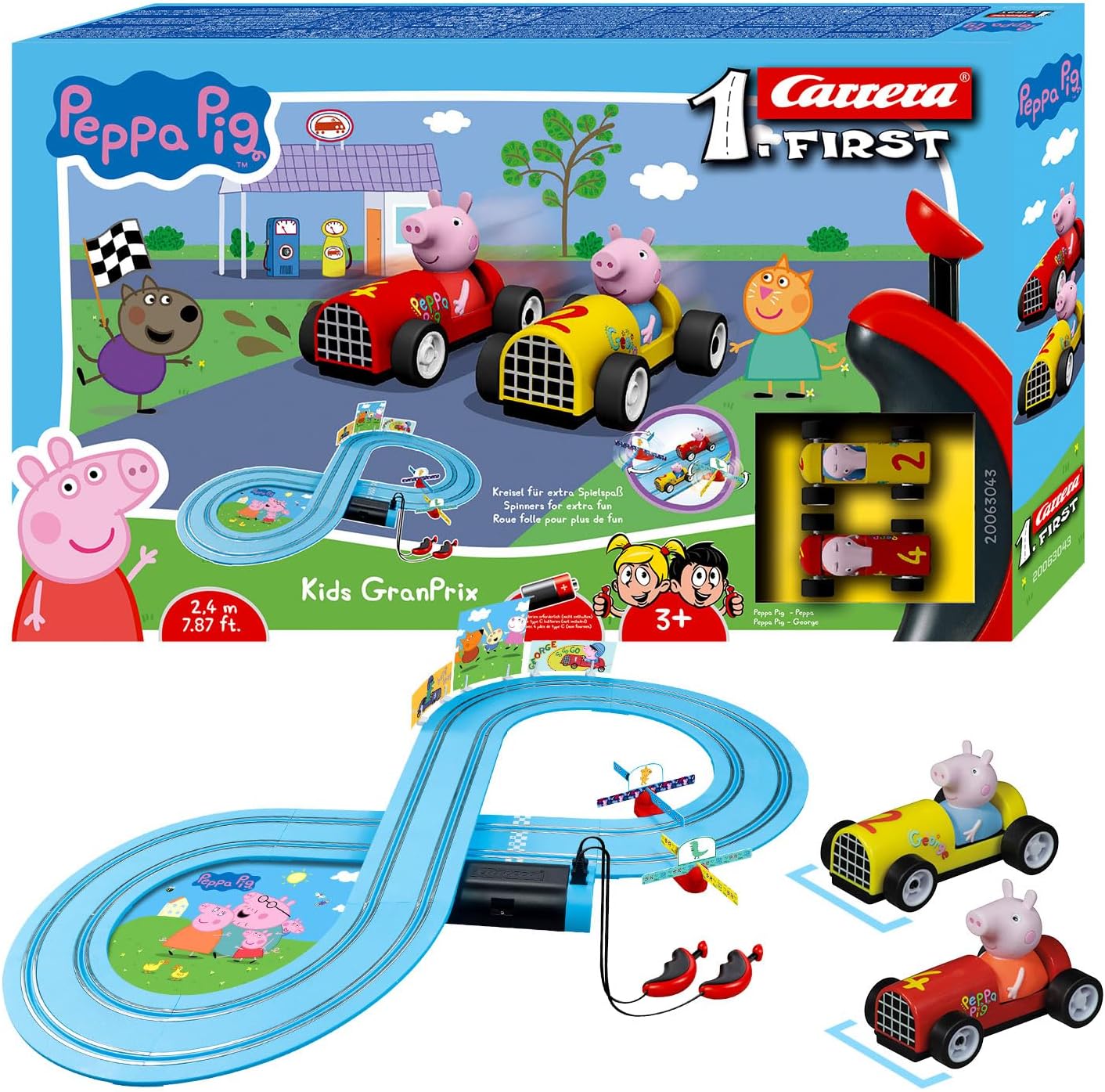 Carrera – Peppa Pig Kids GrandPrix Rennbahn
