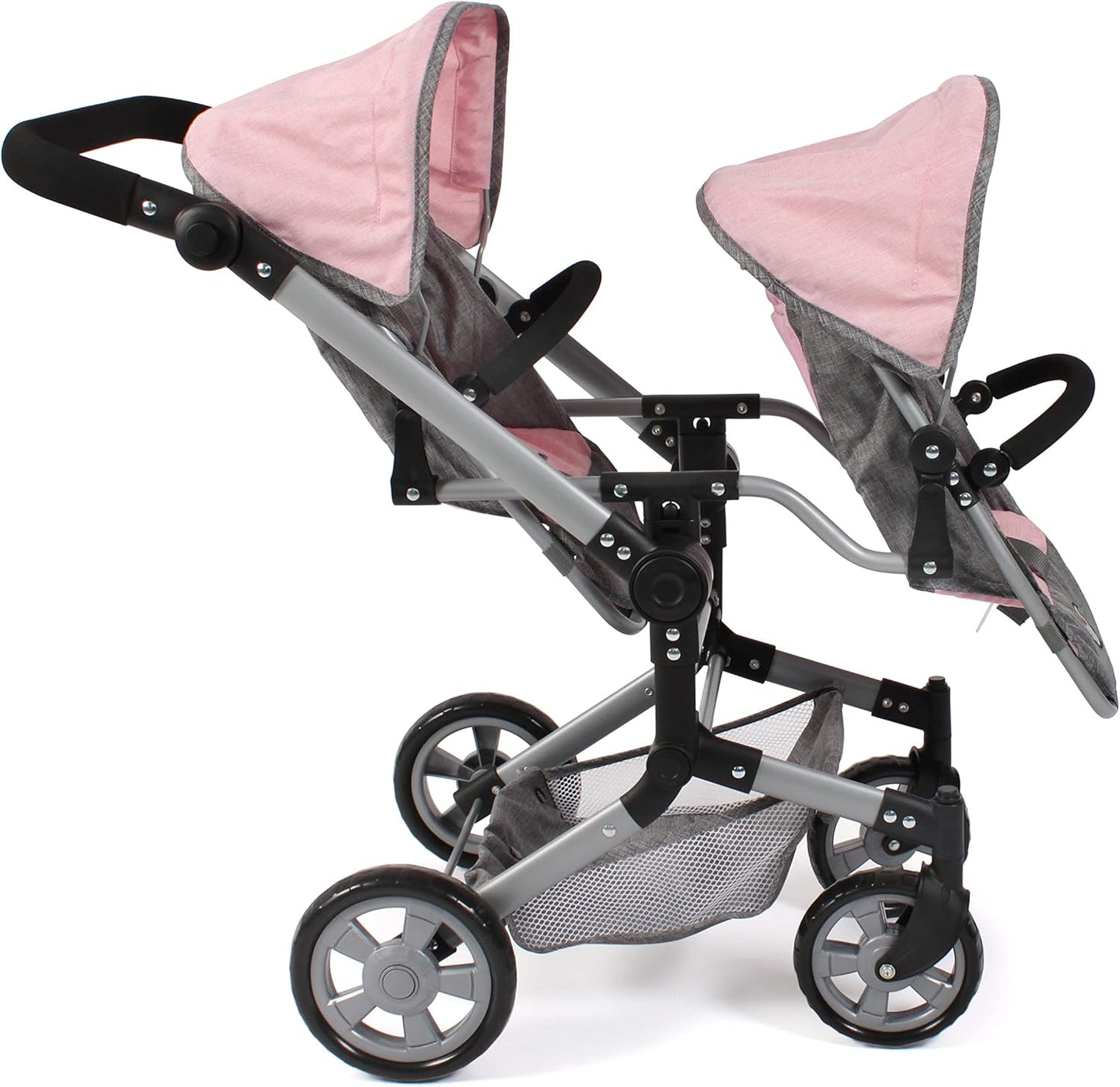 Bayer Chic 2000 – Puppenwagen Linus Duo, Zwillingspuppenwagen – Wie neu