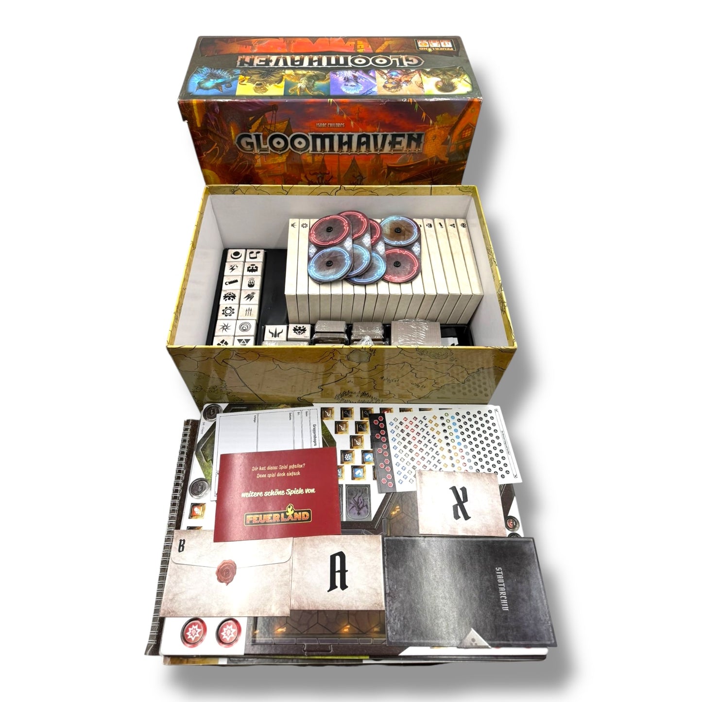 euerland Spiele – Gloomhaven | Episches Koop - & Strategie - Brettspiel – Wie neu