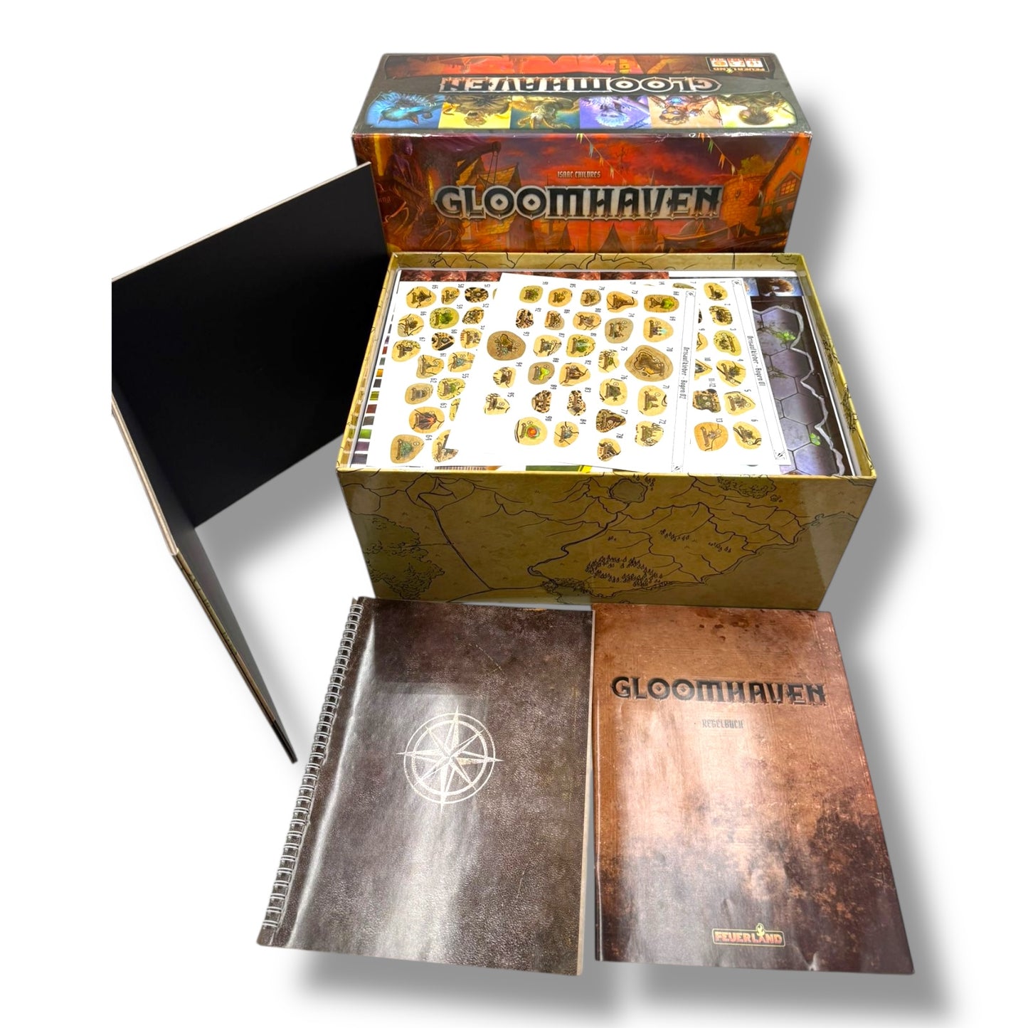 euerland Spiele – Gloomhaven | Episches Koop - & Strategie - Brettspiel – Wie neu