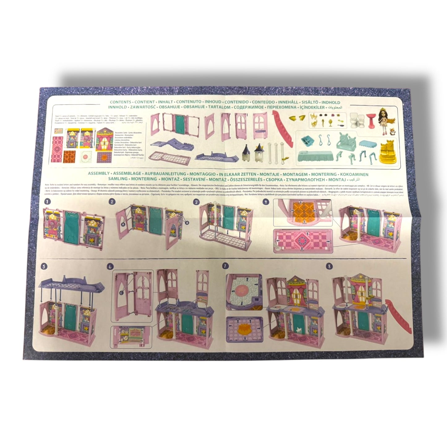 Enchantimals HCG59 – Royals Ballzauber Schloss | ca. 66 cm groß | 19 - teiliges Spielset mit Felicity Fox & Flick Tierfigur