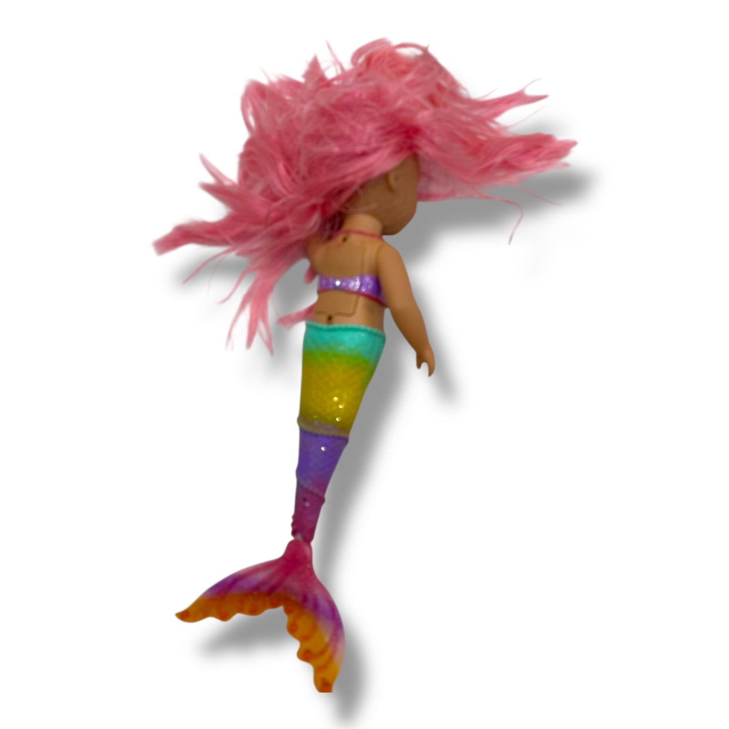 BABY born Little Sister Meerjungfrau | 46 cm | Wasserdichte Puppe mit Glitzer - Flosse & langem Haar