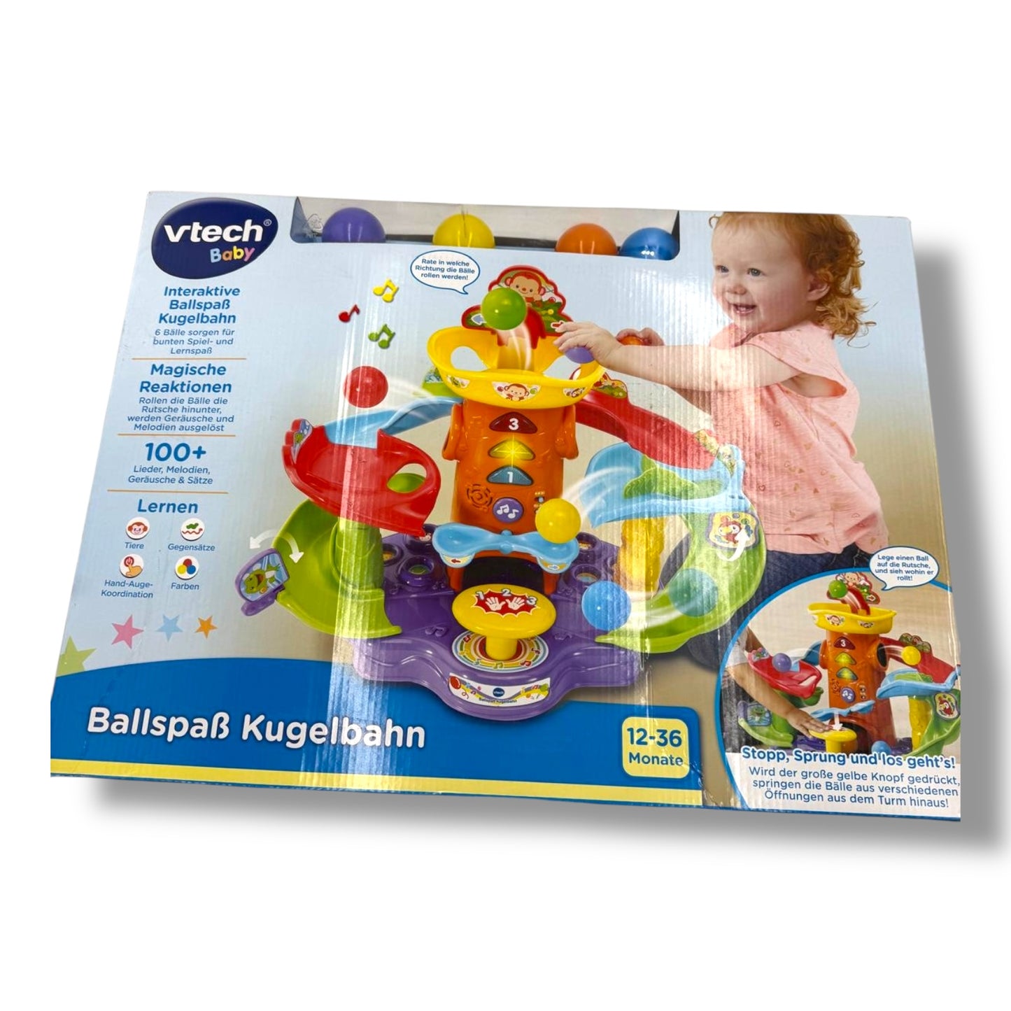 VTech 80 - 505404 Ballspass Kugelbahn Babyspielzeug