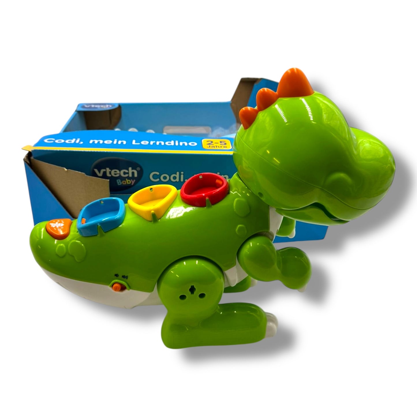 VTech 80 - 518704 – Codi, Mein Lerndino – Babyspielzeug, Mehrfarbig – Wie neu