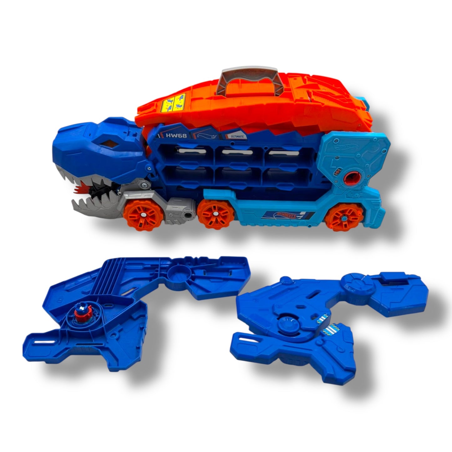 Hot Wheels Let's Race Netflix – 2 - in - 1 Transporter zu T - Rex