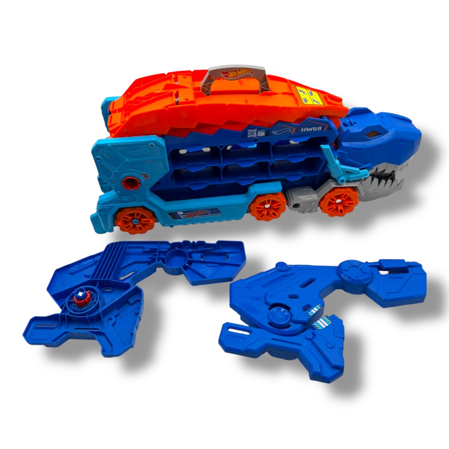 Hot Wheels Let's Race Netflix – 2 - in - 1 Transporter zu T - Rex