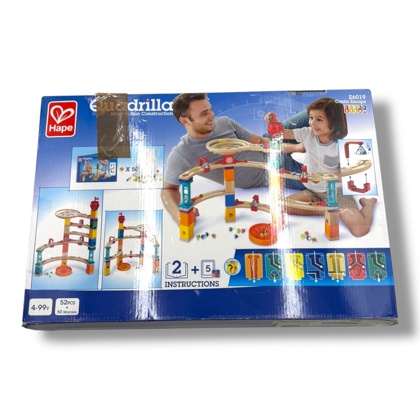 Hape Quadrilla BAU - Set Aus der Burg entkommen aus Holz