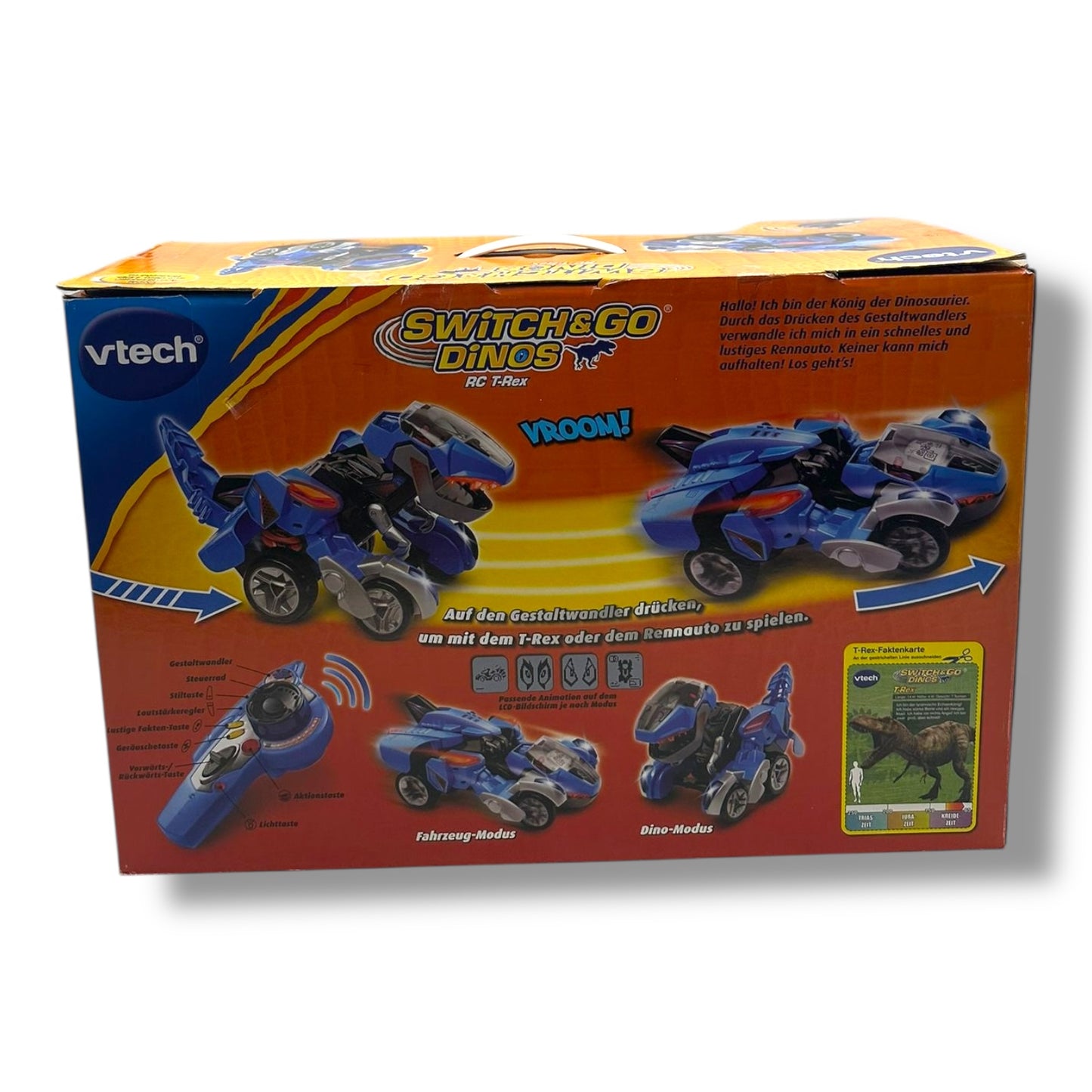 VTech Switch and Go Dinos RC T-Rex – 2-in-1 Dino-Auto-Transformer
