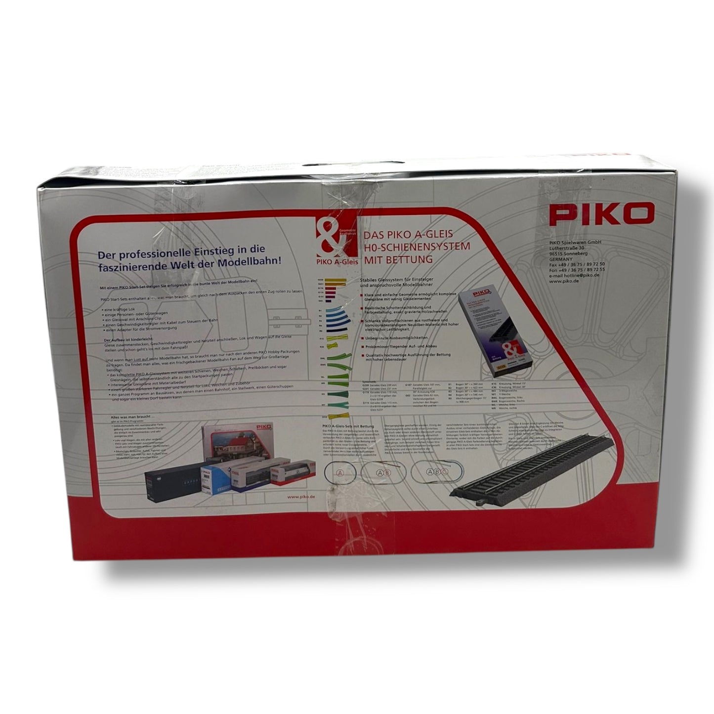 PIKO pi57081 – Dampflok mit Tender Start - Set Weihnachten