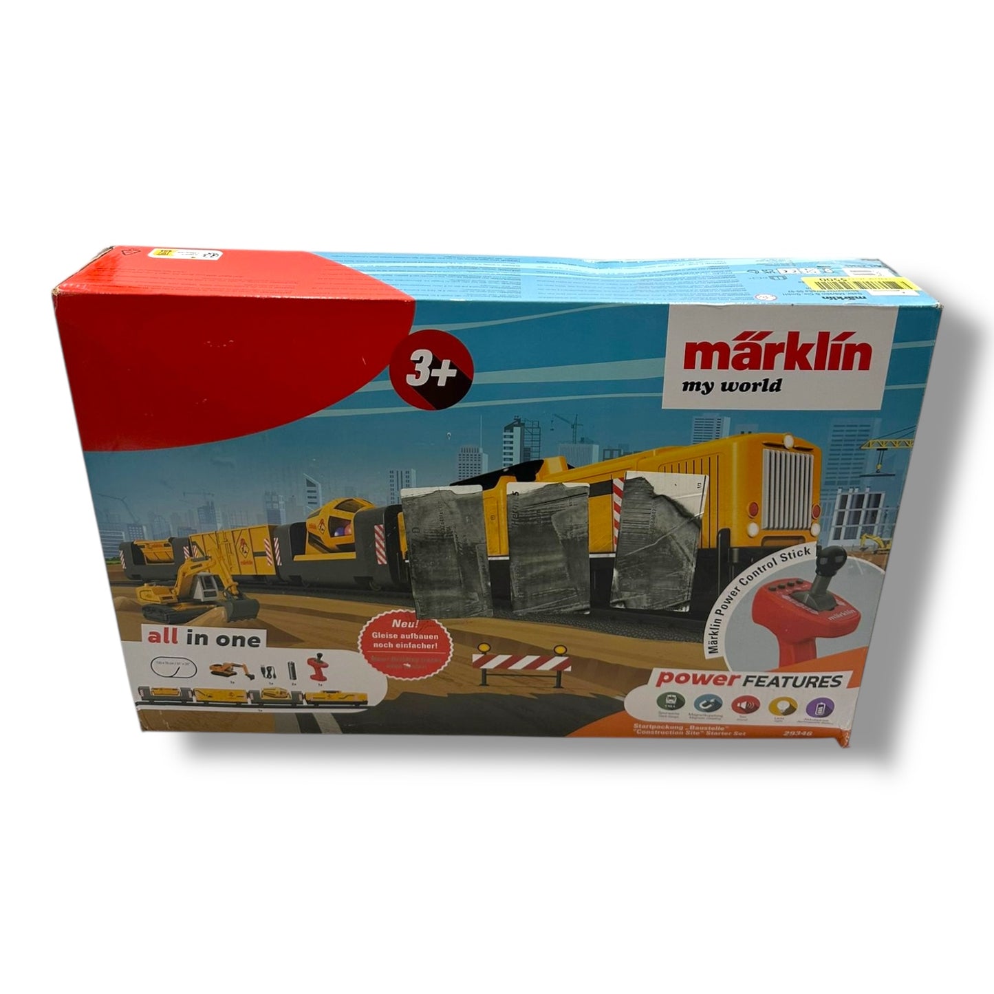 Märklin My World Startpackung Baustelle 29346 – Elektrische Spielzeugeisenbahn