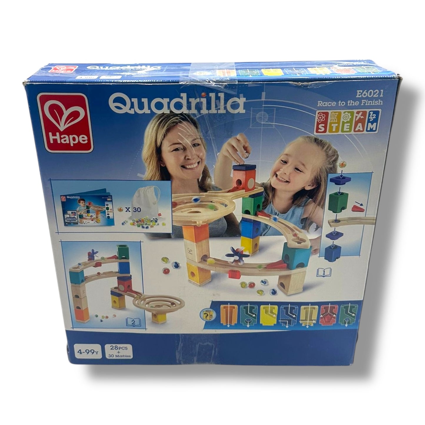 Hape Quadrilla – Race to Finish Kugelbahn aus Holz