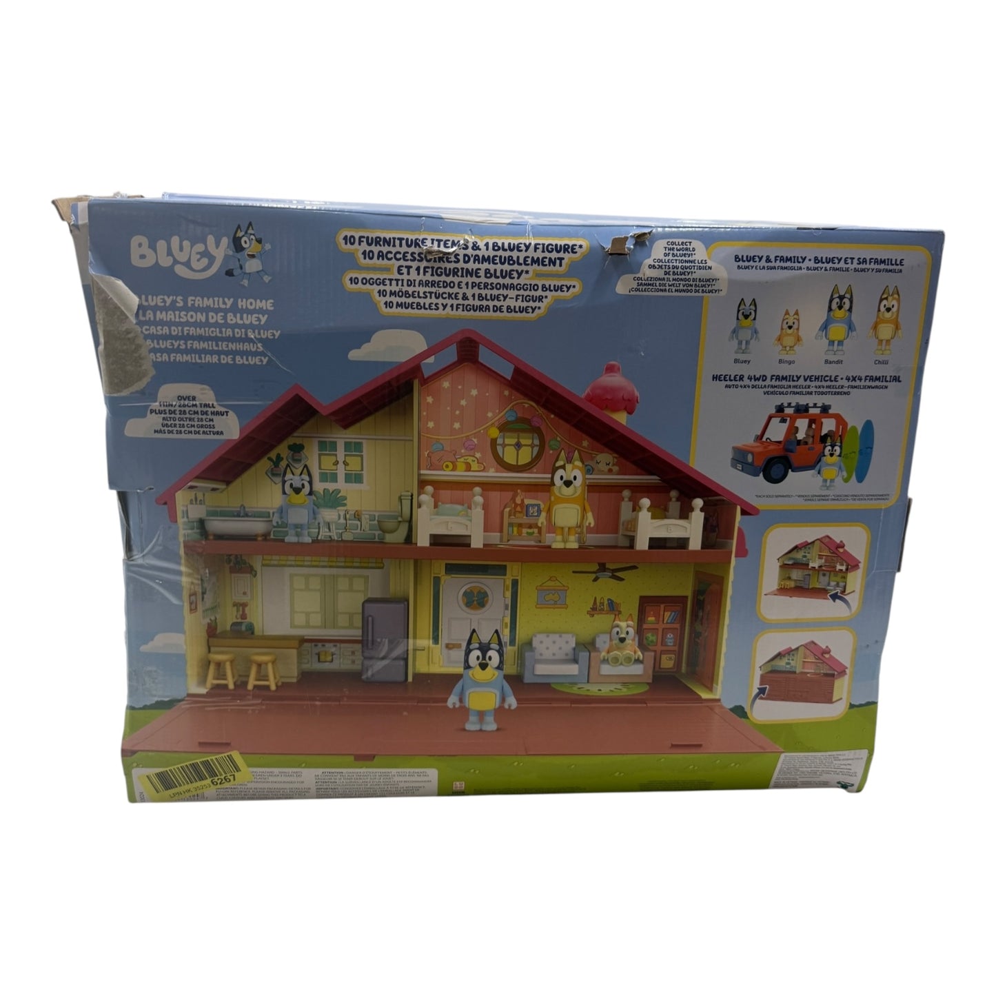 Bluey - Spielset „Blueys Familienheim“