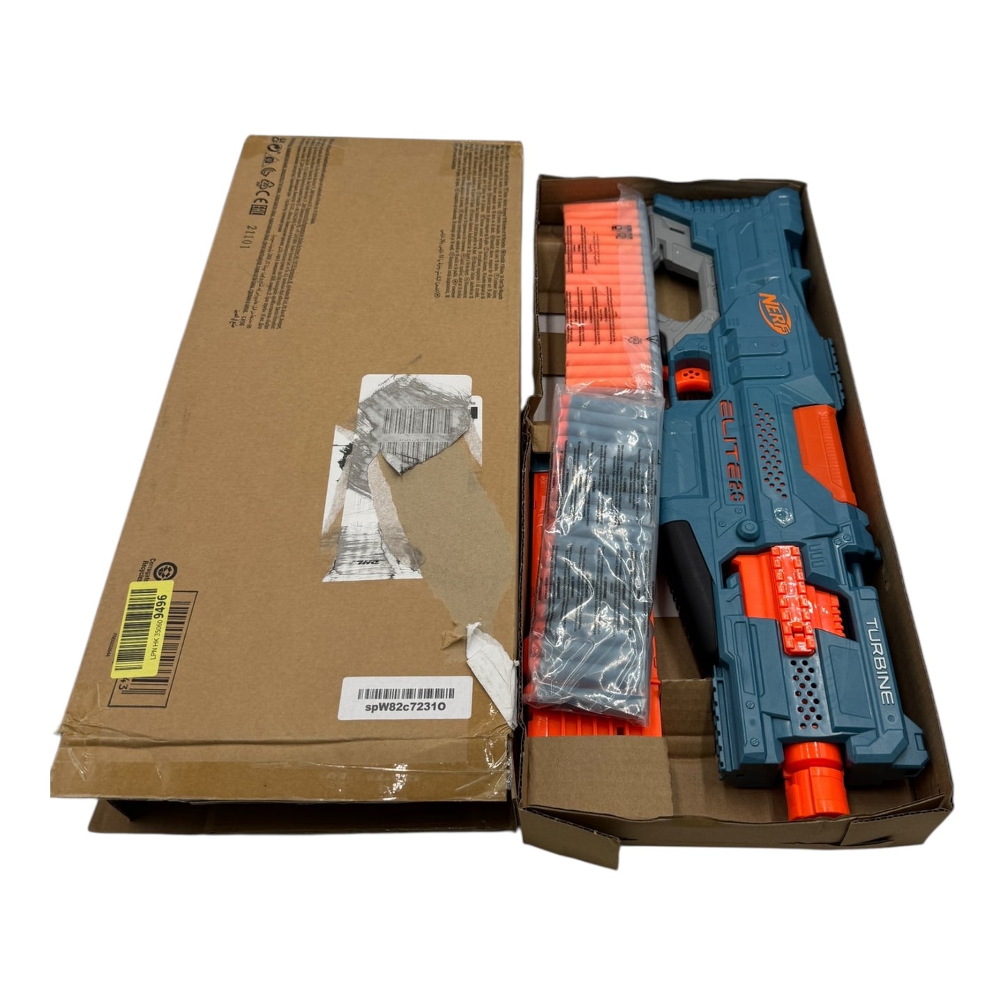 Nerf Elite 2.0 Turbine CS - 18 – Motorisierter Blaster mit Magazin und Darts