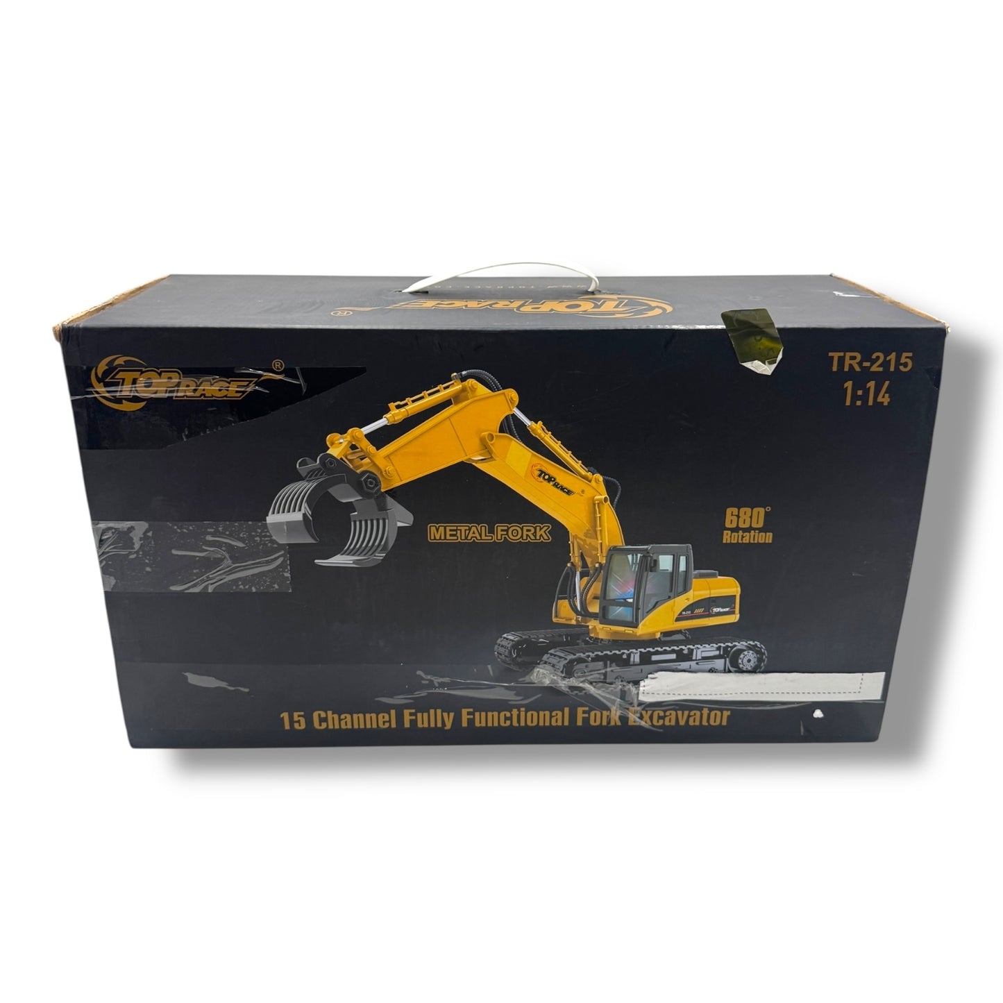 Top Race Ferngesteuerter Bagger – 15 - Kanal RC Bagger mit Licht & Sound