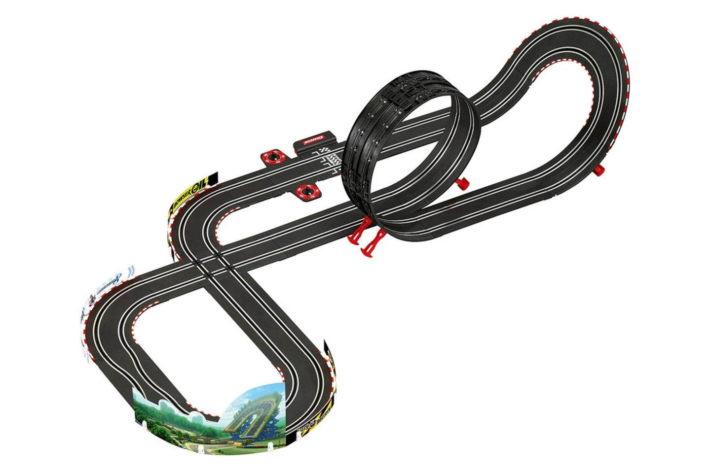 Carrera Rennbahn – Mario Kart™ Mach 8 Komplettset