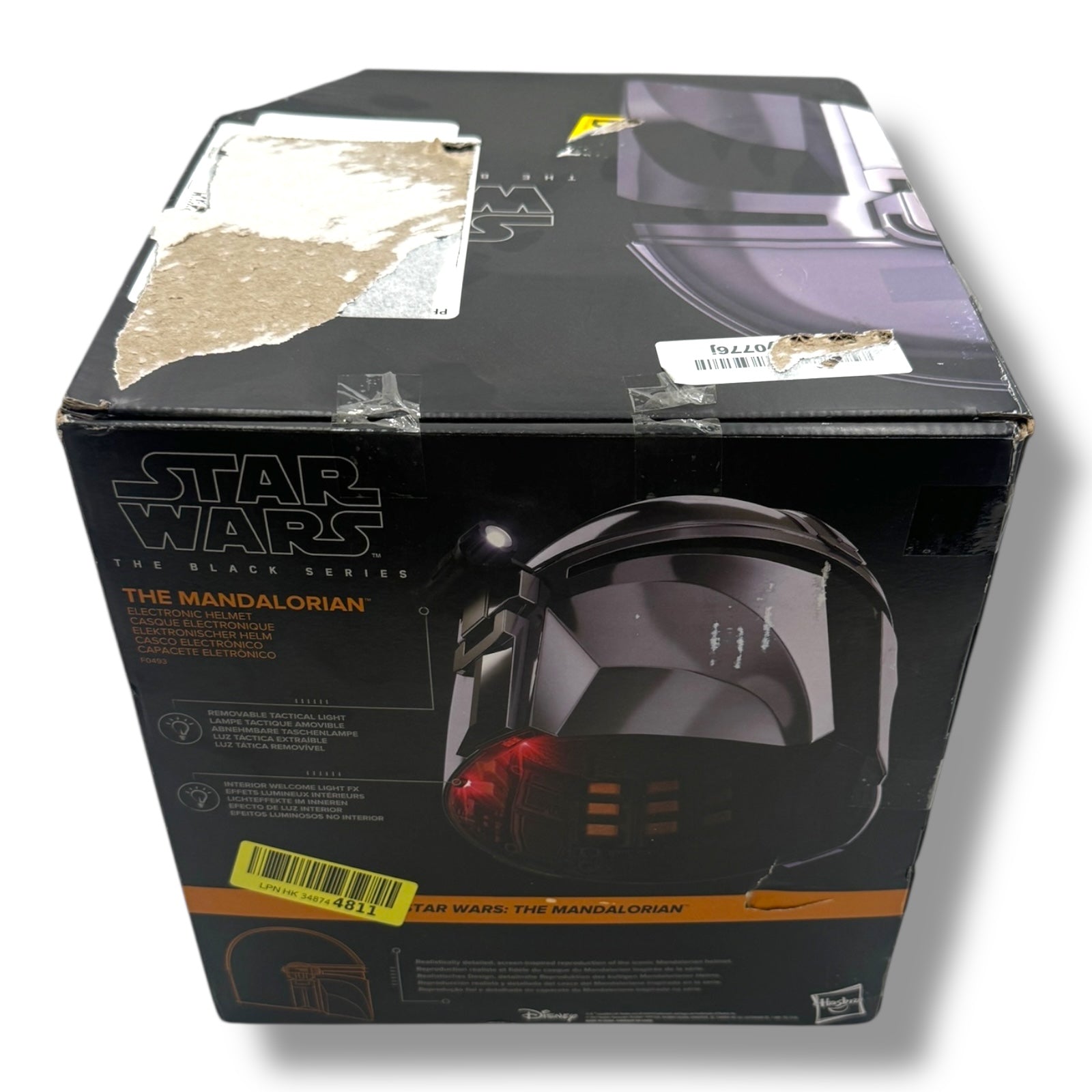 Star Wars Hasbro Wars The Black Series The Mandalorian elektronischer Premium Helm